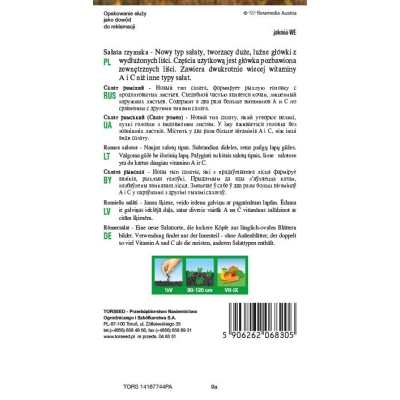 SAŁATA RZYMSKA PARRIS ISLAND COS nasiona